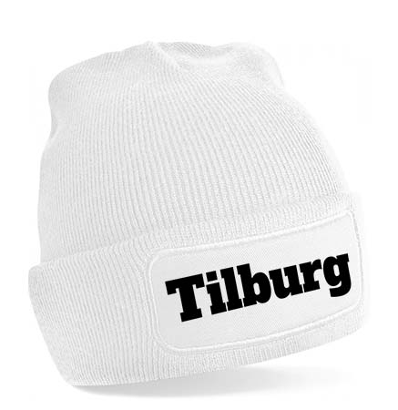 Tilburg muts in dubbel tricot. Lekker warm voor de winter maanden. HB-Webshop is een onderdeel van HB-Creations Tilburg Reeshof.