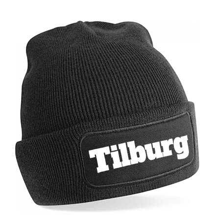 Tilburg muts in dubbel tricot. Lekker warm voor de winter maanden. HB-Webshop is een onderdeel van HB-Creations Tilburg Reeshof.