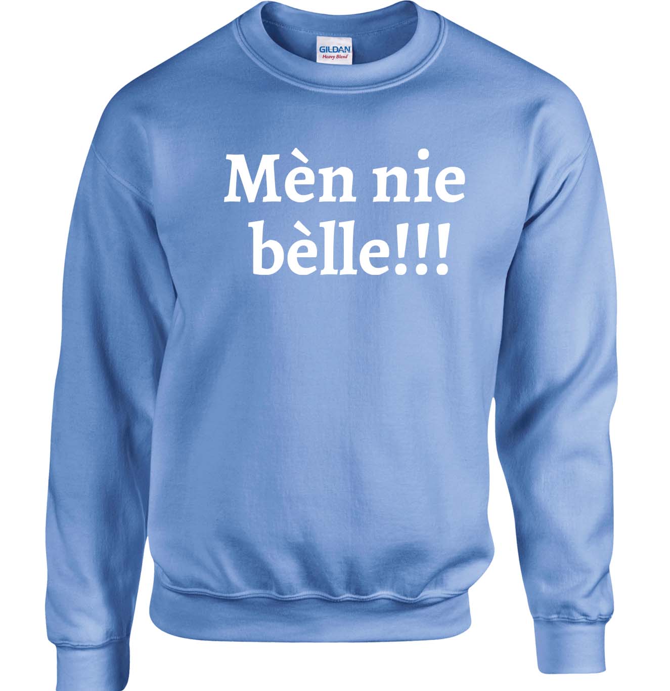 Warme trui van het merk Gildan met de tekst Naaitum HB-webshop is een onderdeel van HB-Creations Tilburg Reeshof.